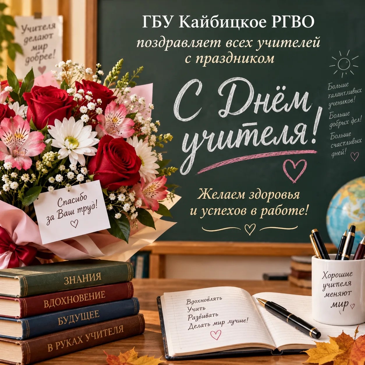 С днем учителя!